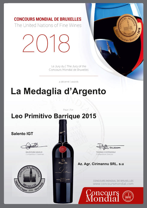 Bruxelles 2018 - LEO - Medaglia d'Argento