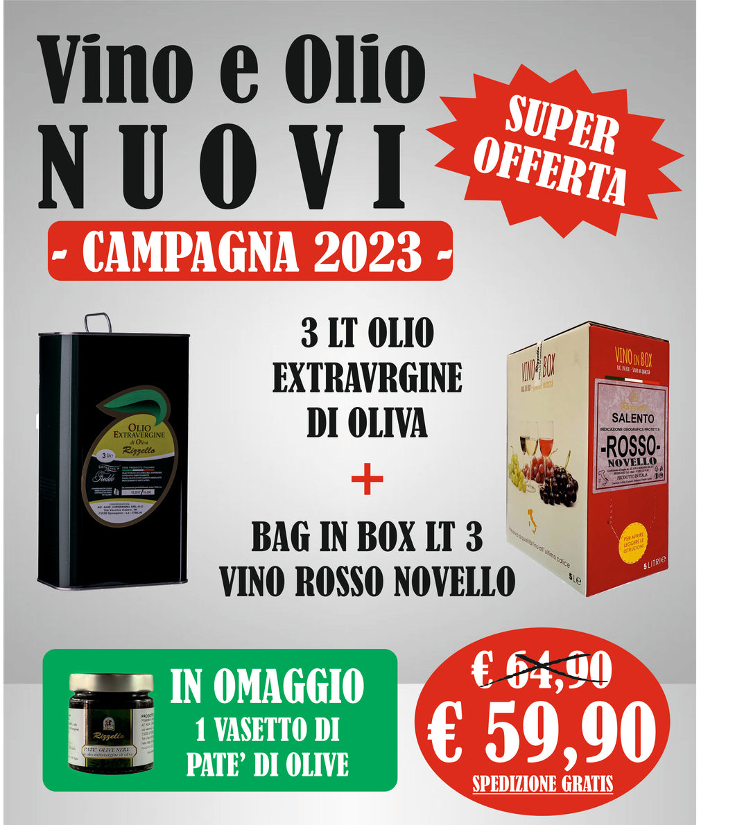 ANNO 2023 - Vino e Olio + regalo