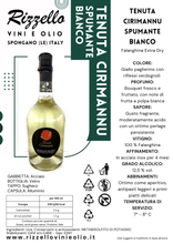 Carica l'immagine nel visualizzatore di Gallery, Tenuta Cirimannu Spumante Bianco - Extra Dry
