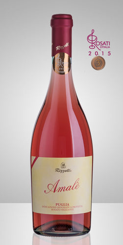 Amalè Rosato Frizzante - I.G.P. Puglia - Bott. ml 750 freeshipping - Rizzello Vini e Olio