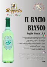 Carica l&#39;immagine nel visualizzatore di Gallery, Il Bacio - Bianco - I.G.P. Puglia - Bott. ml 750 freeshipping - Rizzello Vini e Olio
